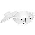 Corelle Simple Lines White 3.5-quart Covered Casserole