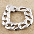 Sterling Silver Satin and Shine Bracelet (Mexico)