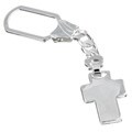 Sterling Silver Cross Keychain