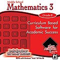 High Achiever Middle School Mathematics 3 Educational Software