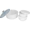 CorningWare French White 6-piece Bakeware Set