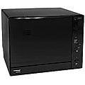 Koldfront Black Portable Countertop Dishwasher