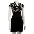 Max & Cleo Jersey Print Top Twofer Dress