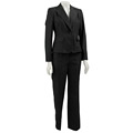 Nine West Women's 2-piece Ribbed Denim Pant Suit