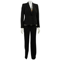 Nine West Women's Ruffle Cami 3-piece Pant Suit