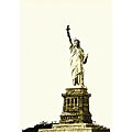 Richard Roffman 'Statue of Liberty' Canvas Art