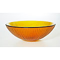 DeNovo Amber Rays Glass Bathroom Vessel Sink