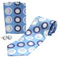 Boston Traveler Men's Circle Necktie Gift Set