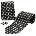 Boston Traveler Men's Checkerboard Tie Gift Set