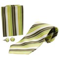 Boston Traveler Men's Tonal Stripe Tie Gift Set