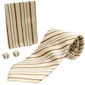 Boston Traveler Men's Striped Tie Gift Set