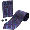 Boston Traveler Men's Geometric Tie Gift Set