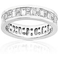 Platinum 2 3/4ct TDW Baguette Diamond Ring (GH, VS-SI) (Size 6.5)