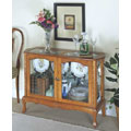 Carved Curio Console