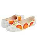 J. Shoes Trixie Orange Fabric/White Nappa