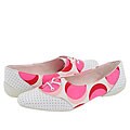 J. Shoes Trixie Pink Fabric/White Nappa