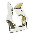 Bronx Shoes H3806 White/Black(Size 42 (US 11) M)