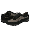 Mephisto Beatrice Black Suede/Grey Metallic