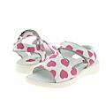 Venettini Kids M-7013 (Toddler) White With Pink Hearts