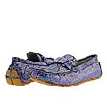 J. Reneé Excursion Blue/Black Metallic Python Print