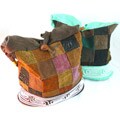 Handcrafted Suede Shoulder Bag (Vietnam)