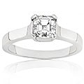 14k Gold 3/4ct Asscher Diamond Solitaire Ring (HI, SI1)
