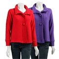 Colour Works Knit Funnel-neck Jacket