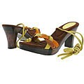 Me Too Tasha Light Brown/Orange/Yellow Calf Suede(Size 8 M)