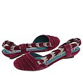 Irregular Choice Posh Purple Suede/Pewter Metallic Leather