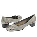 Franco Sarto Jill Pewter Crushed Metallic Kid(Size 6.5 M)