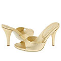 Via Spiga Core Antique Platinum Metallic Nappa