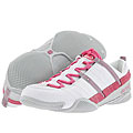Red by Marc Ecko Cult - Sadie White Leather/Pink Mesh/Silver Trim