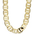 14k Gold Overlay Gucci-style 24-inch Link Necklace