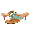 Vaneli Zenina Turquoise Nabuk W/Lt Tan Kerry Clf