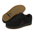 Sneaux Dude Black/Red Suede/Mesh