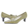 AK Anne Klein Jemmalyn Light Green Leather