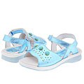 Moki Kids E712 (Toddler) Blue Metallic With Blue Jewels