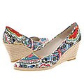 AK Anne Klein Tarah Red Multi Fabric