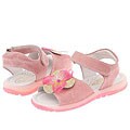 Shoe Be Doo E314B (Toddler) Dusty Rose Distressed Leather/Multi Flower