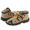 Braqeez Kids Daniel (Infant/Toddler) Beige/Blue Nubuck/Lycra