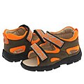 Braqeez Kids Dylan (Infant/Toddler) Khaki/Orange C(Size 21 (US 5 Infant) M)