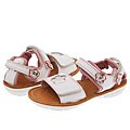 Braqeez Kids Cilia (Toddler/Youth) White/Azalea Leather/Cracked Leather