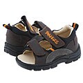 Braqeez Kids Duncan (Infant/Toddler) Mocca/Navy Crazy Horse/Lycra