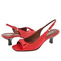 Franco Sarto Soothe Coral/Tobacco Luster Kid/Patent