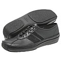 Hush Puppies Stow Black Leather/Suede
