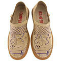 Camper Twins-20129 Tan Suede(Size 37(US Women's 7) M)
