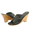 MICHAEL Michael Kors Huarache Slide Black Vachetta