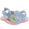 Shoe Be Doo E314 (Toddler) Blue Leather W Multi Trim