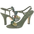 Enzo Angiolini Chan Medium Green Canvas