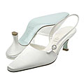 Cynthia Rowley Star-Crystal White Satin